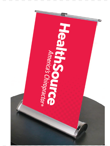 Table-Top Roll Up (Mini Banner) (11x18in.)