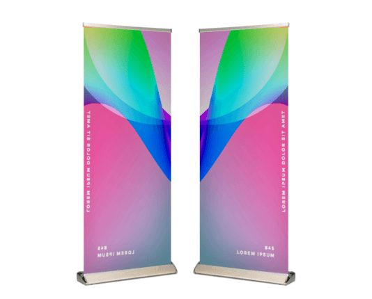 Premium Roll Up Banners (33x81 in.)