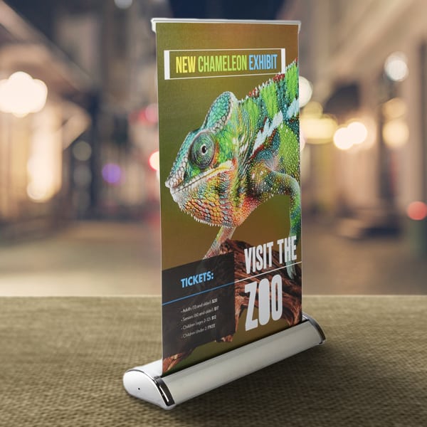 Table-Top Roll Up (Mini Banner) (11x18in.)